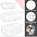 Pegboard Accessories Organizer, Peg hooks & Pegboard wall mount baskets set and hook assortment 1/4