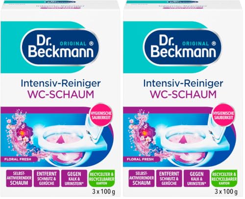 Dr. Beckmann Intensiv - Reiniger WC-Schaum Floral Fresh | 6 x 100 g – Ansicht 1