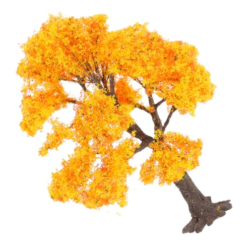 Lurrose マイクロランドスケープ用チュア樹木 繊細な手作り装飾模型 丈夫でリアルなチュアシナリオ用人工樹木 ジオラマ 道模型 微景観に