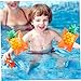 Yeory Swimming Armband for Kid Inflatable Swimming Arm Band Cute Float Armband Swim Training Aid Aged 3-6 1Pair Pineapple, Swimming Arm Float Rings