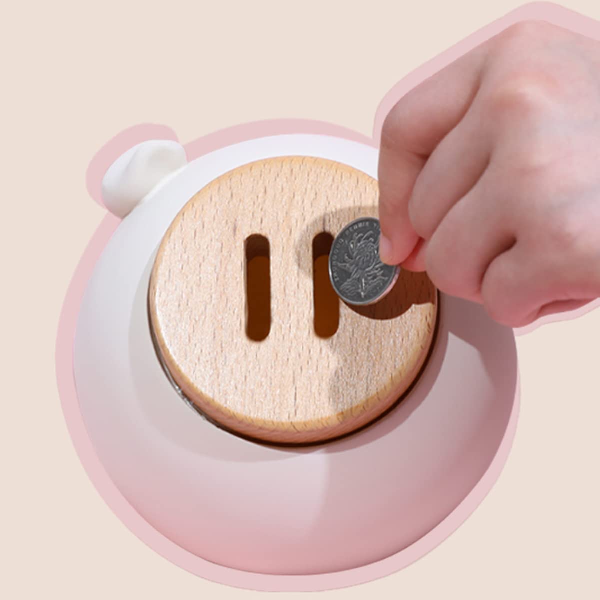 Amazon.co.jp: SAKUSHO貯金箱 貯金玩具 豚 ぶた バンクコイン かわいい 
