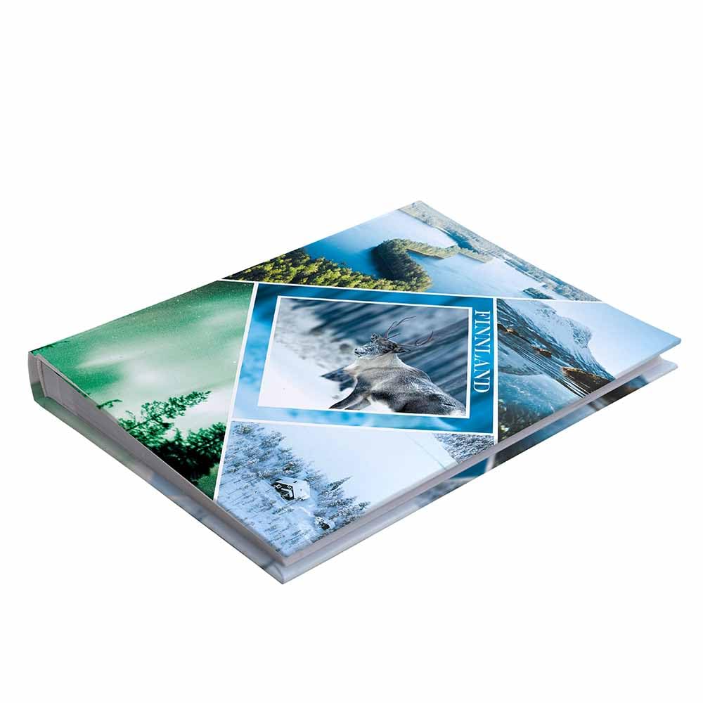 Urlaubsfotoalbum: Finnland, Fototasche für Fotos, Taschen-Fotohalter für lose Blätter, Urlaub Finnland, Handgemachte Fotoalbum (10x15 | für 300 Fotos)