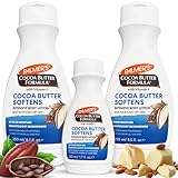 Palmers Cocoa Butter Moisturiser with Vitamin E - Body Lotion for Dry Skin - Suitable for Eczema - Dermatologist Recommended - Smoothes Marks, 48 Hour Moisture [2x250ml & 1x50ml Travel Size Bottle]