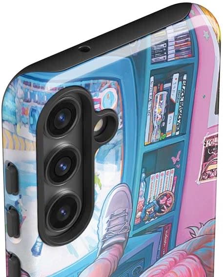 Skinit Impact Phone Case Compatible with Galaxy S24 Plus - Officially Licensed Pink Hair Anime Gamer Girl by Ivy Dolamore Design