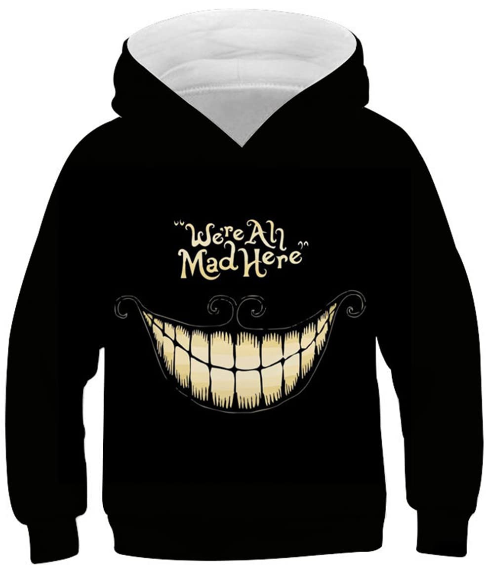 Ocean Plus Bambino Felpa con Cappuccio Manica Lunga Bambini e Ragazzi Stampa Digitale Unisex Poliestere Pullover Sweatshirt