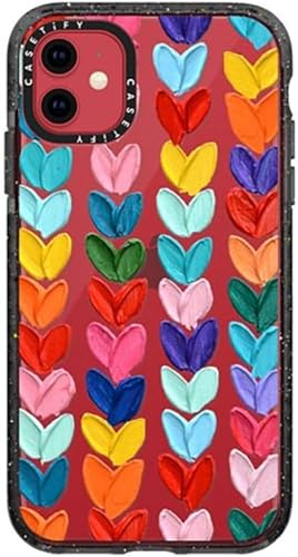 Vista 104 de CASETiFY Funda Impact para iPhone 11 - Moon Camping - Negro transparente