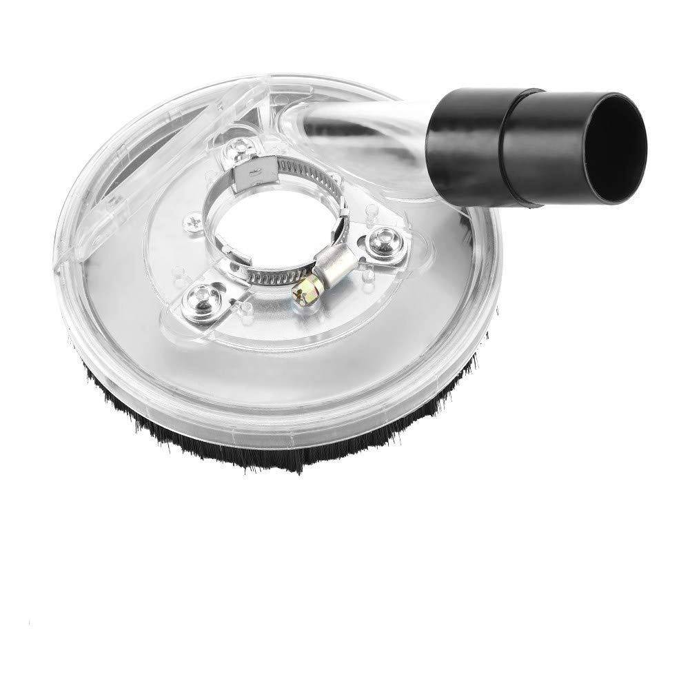 Universal Dust Shroud For Angle Grinders - Clear Polycarbonate 80-125mm Diameter