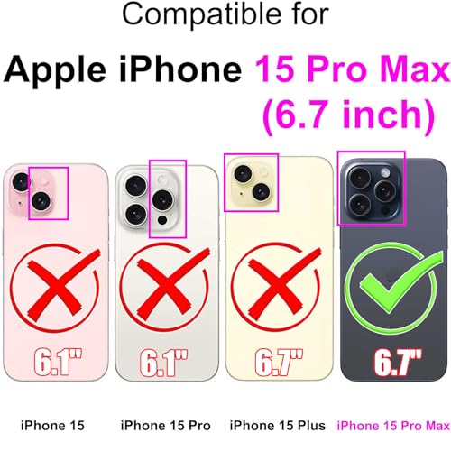 Étui portefeuille iPhone 15 Pro Max gravé cadeau idéal avec dragonne et support - 2