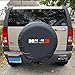 Aolowewin for Jeep SUVs, Hummer H3 Spare Tire Cover, Spare Wheel Cover, Waterproof Dustproof Back Tire Protector (L Size: (H3 3.5L or 3.7L) 265/70R16)