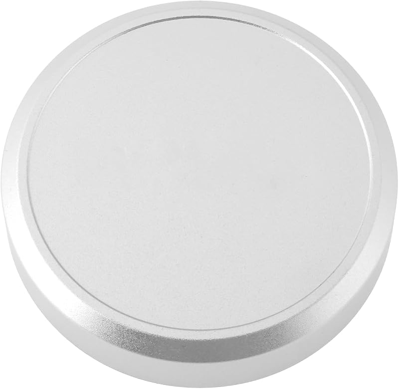 OTOTEC 1Pc Camera Metal Lens Cap Aluminum Alloy Snap On Lens Cover Compatible with Fujifilm X100VI X100V Compatible with Haoge LH-X54W Silver