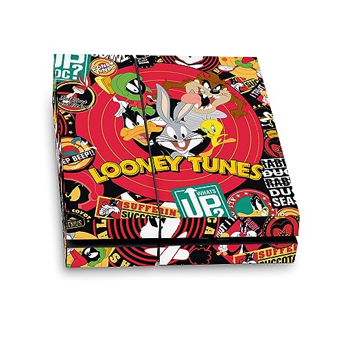 Skin Vinyle PS4 Head Case Designs Autocollant de Jeu Résistant Thème Graphique Looney Tunes