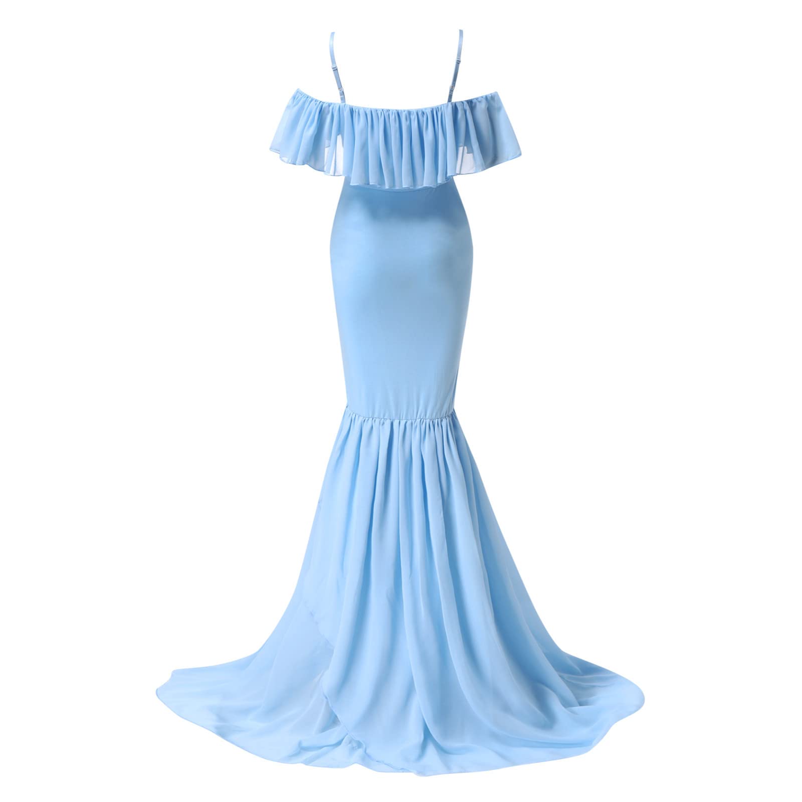 Abito Lungo/Corta da Donna per La maternità Vestiti Premaman Donna Senza Maniche Abiti Premaman Fotografia Puntelli Fancy Servizio Fotografico Casuale Gravidanza Abbigliamento maternità