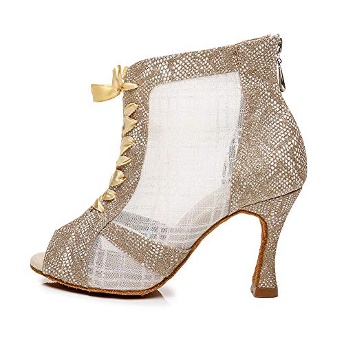Bottes de danse latine HROYL maintien cheville optimal chaussures salon femme YCL437