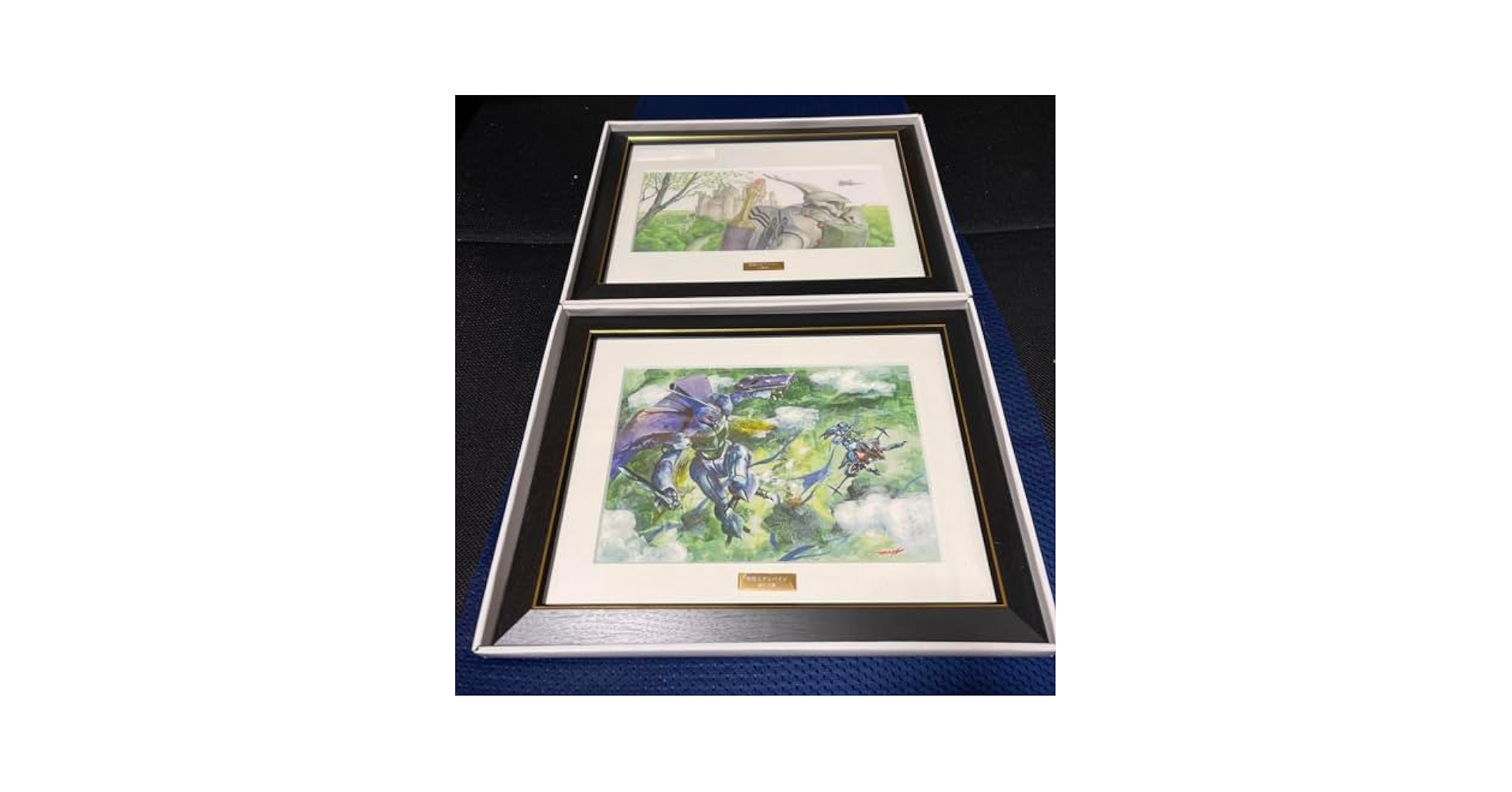 ダンジョン飯　作者サイン入り複製原画 1期エンディング①＋単行本全巻セット ダンジョン飯 作者サイン入り複製原画 1期エンディング①＋