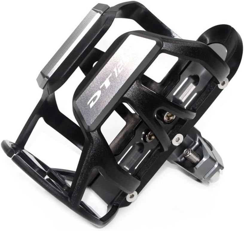 for Yama&ha DT125 R DT 125R DT125R Motorcycle Beverage Water Bottle Cage Drink Coffee Cup Holder Bumper Holder Stand Wate Drink Cup Holder Drink Holder(Chrome)