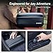 CYNOVA Carrying Case for DJI Osmo Action 6, PU Protective Storage Bag Compatible with Osmo Action 6 Adventure Combo & DJI Osmo Action 6 Accessories, Portable Travel Case