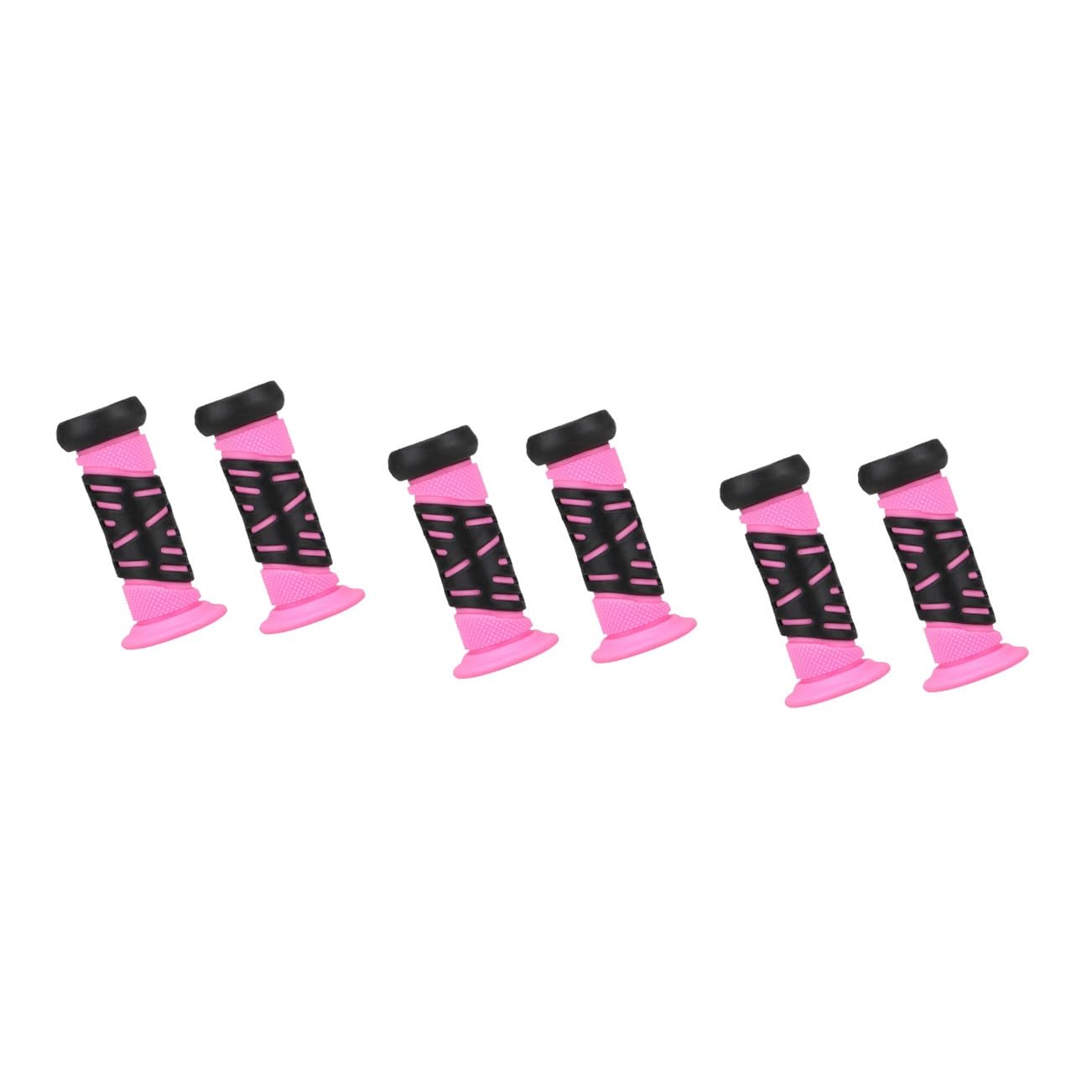 Toddmomy 3 Paires Poignées de Vélo Antidérapantes Caoutchouc pour Garçon Fille Grip Ergonomique avec Protection Impacts Accessoire pour Vélo