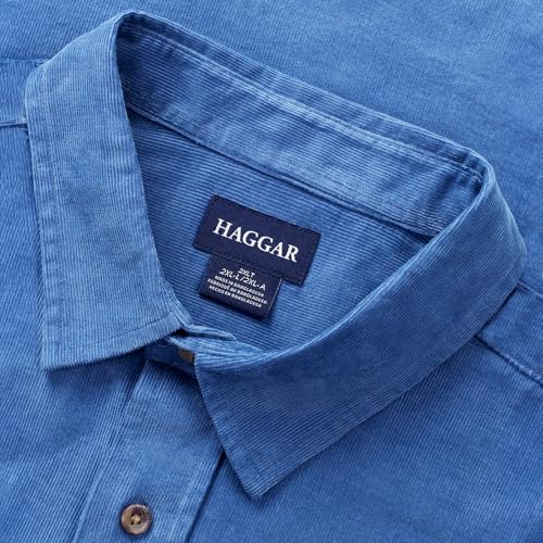 Haggar Mens Long Sleeve Casual Corduroy Button Down Shirt4
