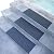 Rubber-Cal "Coin-Grip Non-Slip Rubber Tread Stair Mats (6 Pack), Black