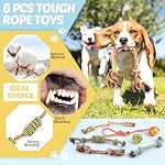 Jouets pour chiots 21 Pack, Jouets à mâcher petits chiens avec des jouets à corde pour les dents Jouet de coucou mignon avec boule de traitement pour chiot, Petits chiens