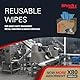WypAll 8373 X80 Tücher, 1-lagige, 1 Brag Box x 160 Tüchern, blau