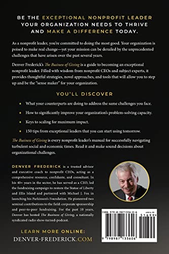 The Business Of Giving: New Best Practices For Nonprofit And Philanthropic Leaders In An Uncertain World #TOP1