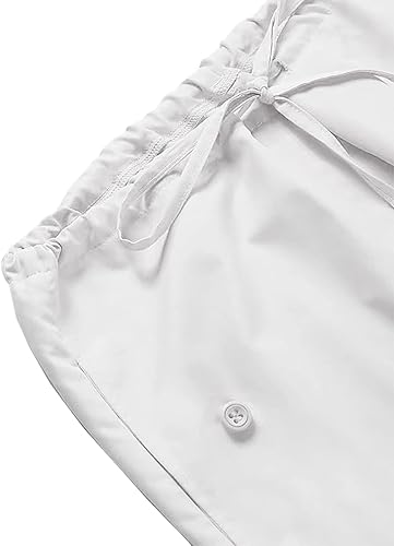 Miniatura 7 de DUKBUBI Pantalones de paracaídas para mujer, cintura elástica, con cordón, pantalones cargo con bolsillos, pantalones casuales de senderismo