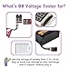 Raebatuol Battery Accessory,7.4V 2 in 1 Charger Cable for Lithium Remote Control Car Drone Plane Boat Toy Batteries add 1-8S Low Voltage Buzzer Alarm
