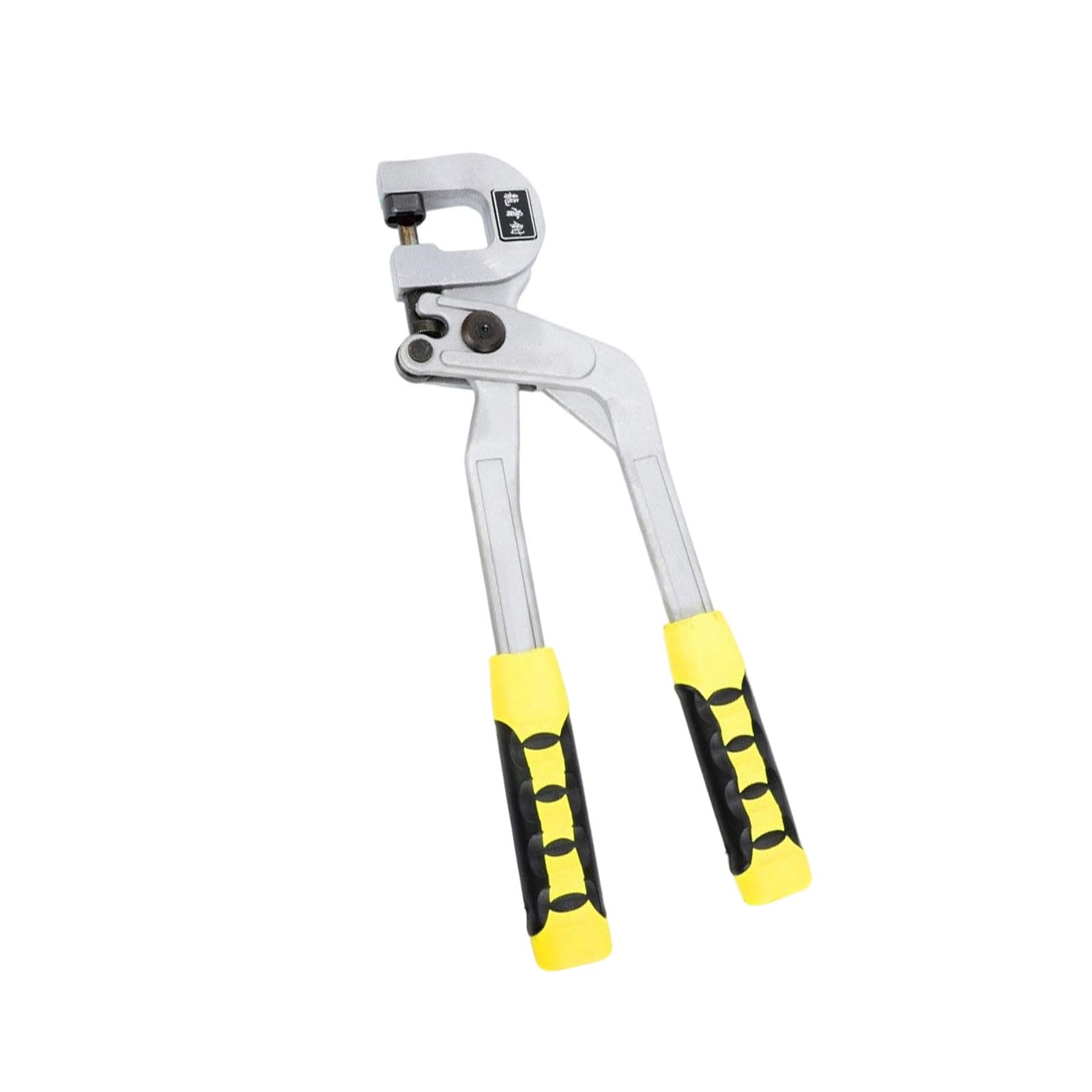 Professional Crimper Double Handed Ceiling Punching Pliers Plaster Wall Tool for Fastening Metal Ceiling Hole Hit