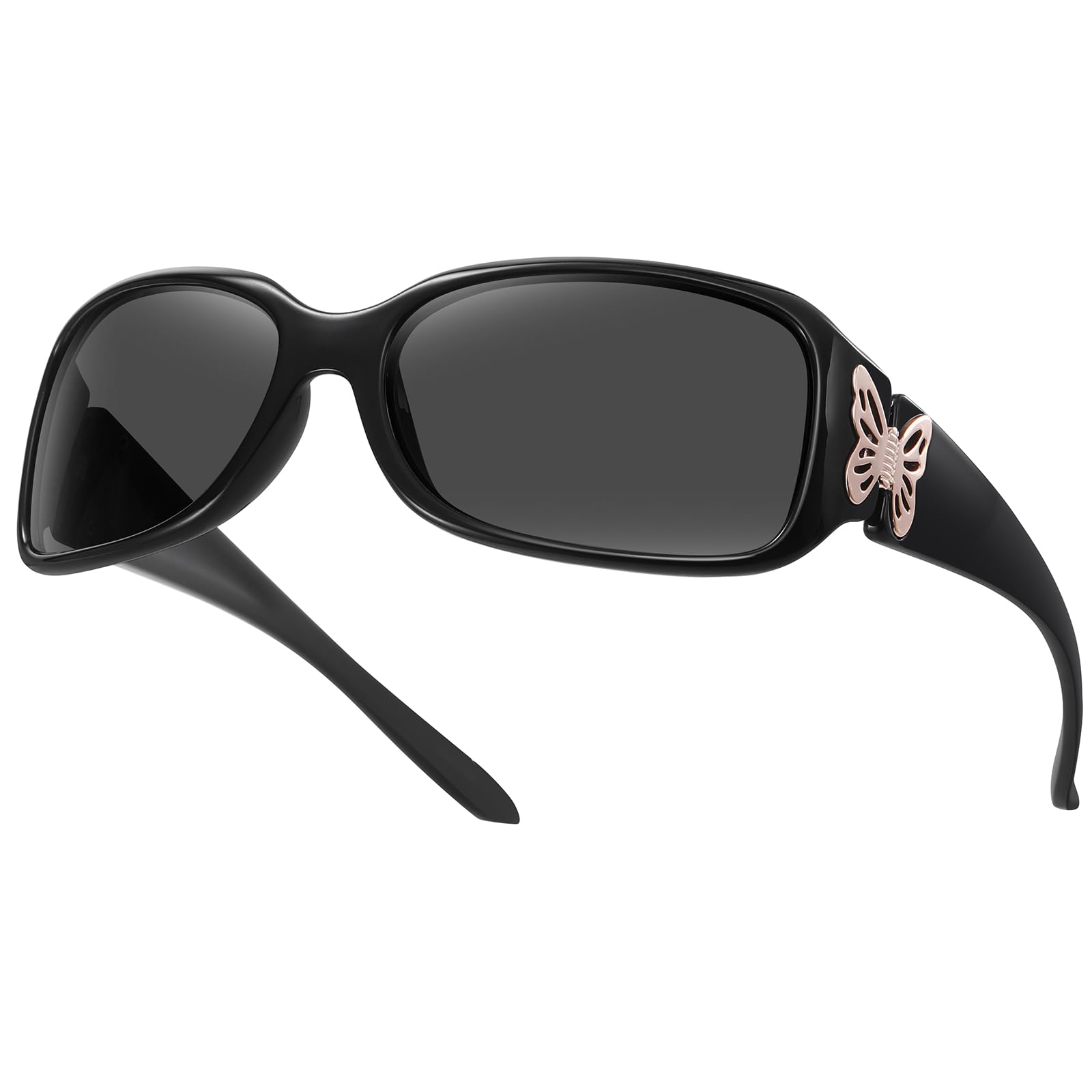 HAOLOTA Polarisierte Damen-Sonnenbrille – modisches Schmetterlings-Design mit UV400-Schutz
