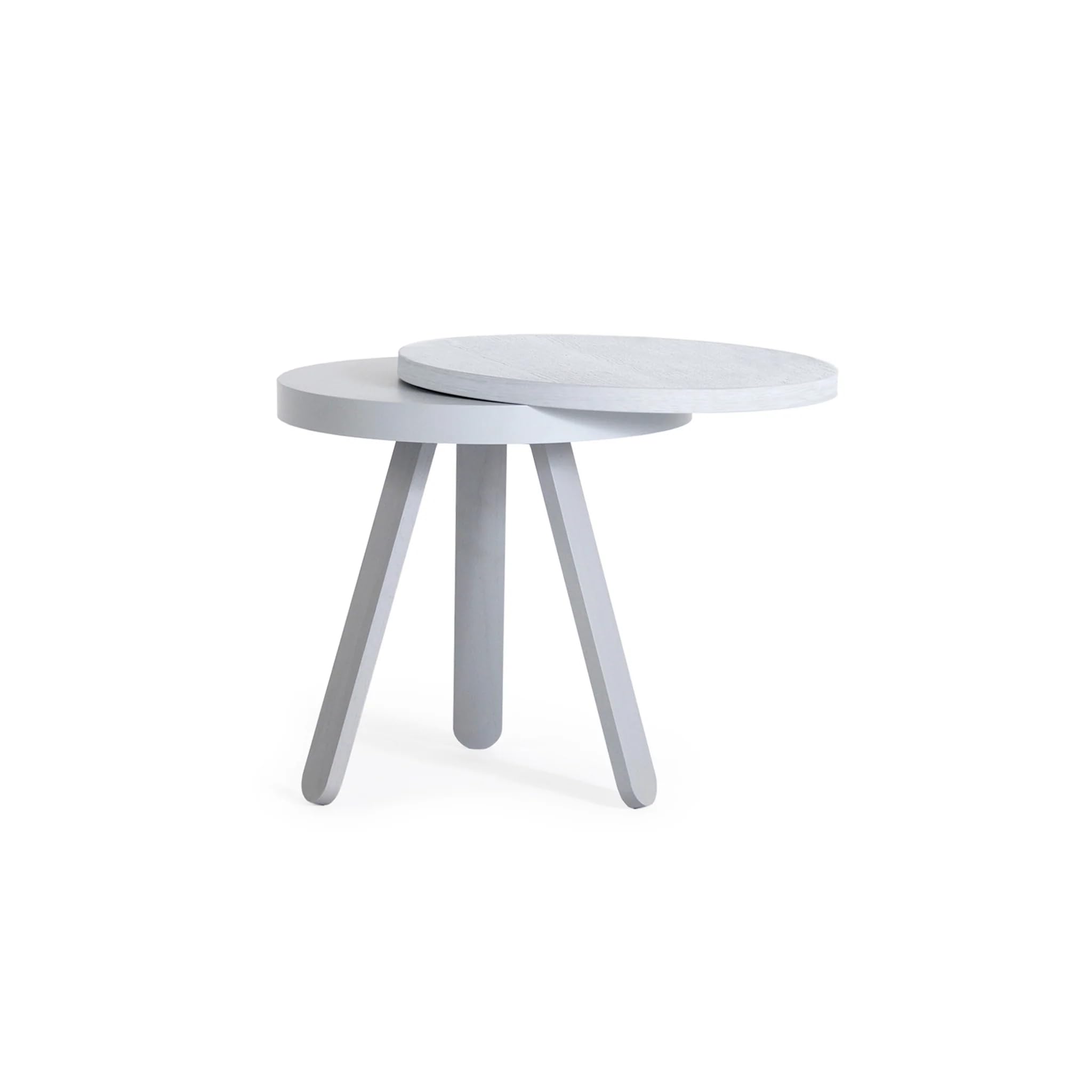 Batea S Tray Table Woodendot grise petite table d'appoint bois