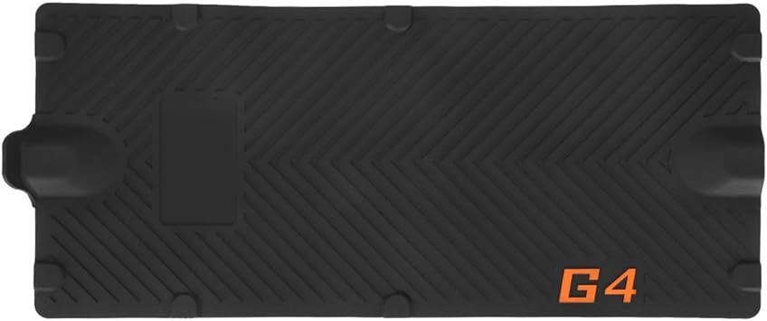for Kukirin G4 Anti-Slip Rubber Foot Pad for Electric Scooter - Non-Slip Wear-Resistant Pedal Mat, Black