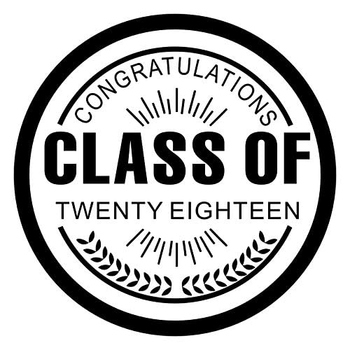 Custom Graduation Embosser - Personalize with Initials & Text - Hand-Held Embossing Stamp - Monogram, Seal Embosser Best for Books, Envelopes, Napkins - 1.625 inch