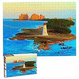 Contiene un puzzle de 500 piezas y un póster. Tamaño terminado: 20,4 x 15 pulgadas (52 * 38 cm). Estar hecho de material de madera de alta calidad, no tóxico. Recomendado para niños de 12 años en adelante.