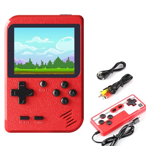 Handheld Spielkonsole, Etpark 500 Klassische Spielen 3-Zoll-IPS-Bildschirm tragbare Retro-Videospielkonsole Spieler für Kinder Spielzeug Jungen 4 5 6 7 8 9 10 11 12 13 Jahre