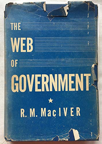 The web of government B0007DLB3U Book Cover