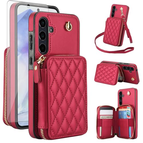 Coque portefeuille Samsung A35 5G design élégant avec sa dragonne