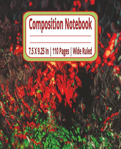 Composition Notebook & School College Ruled: Ruled Writing Notebook | College & School Lined Paper Pad | Ideal for Note-Taking, 