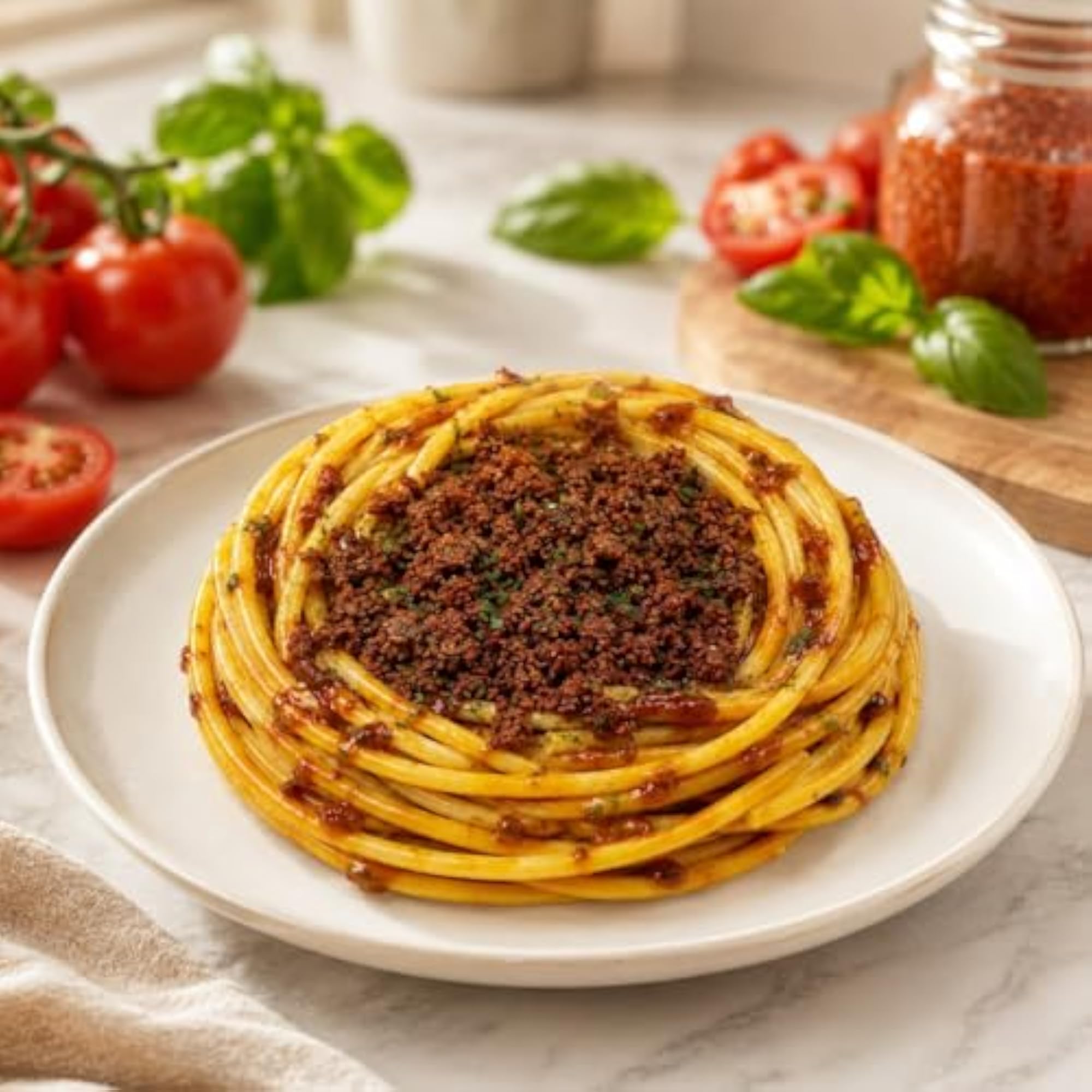 Artificial Spaghetti with Meat Sauce Decorative Food Model