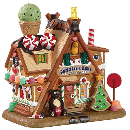 Lemax++Multicolored++Gummies+%26+More+Candy+Store++Christmas+Village