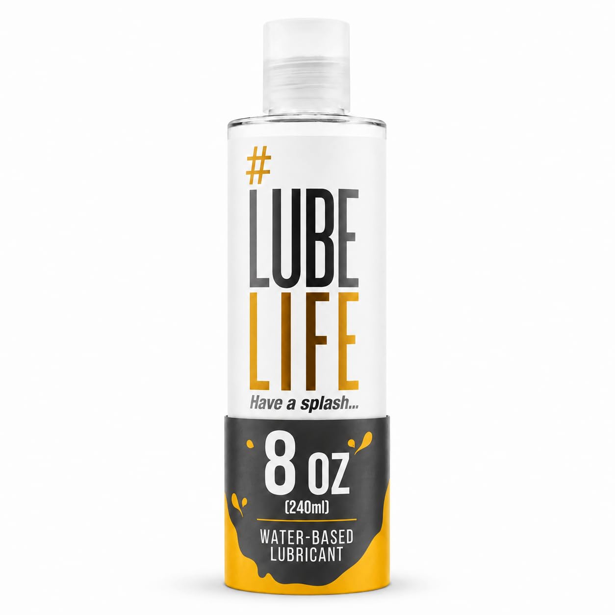 LUBELIFE Water Based Lube, Personal Lubricant Men Women, Toy Safe, 8 fl oz