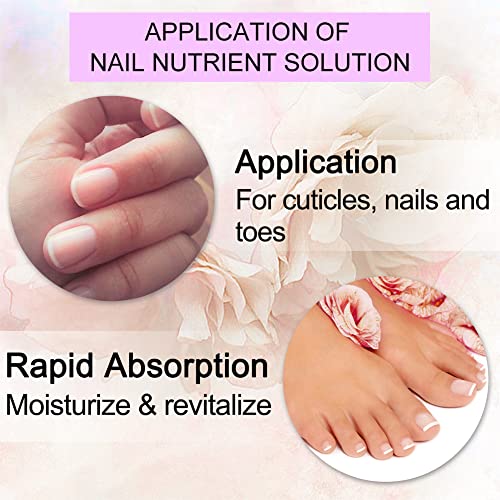 Aceite para Cuticulas, Tratamientos para uñas, Aceite para Uñas, Aceite Reparador para Uñas y Cutículas, Pluma Lápiz para Cuidado de Uñas para Esmalte para Quitar Callos, 3 Piezas - imagen 5