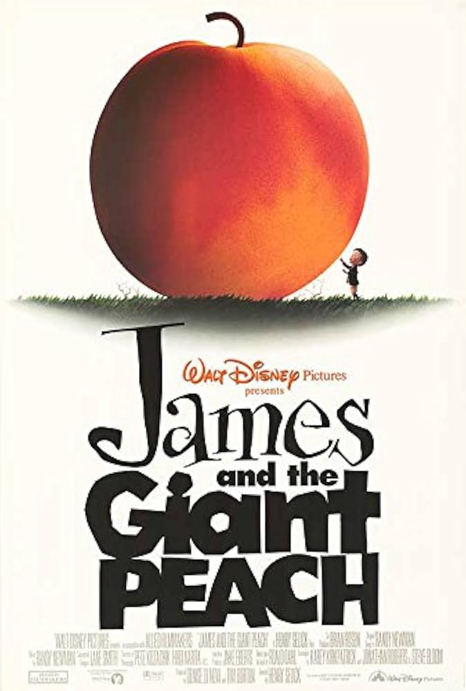 ジャイアント・ピーチ　USオリジナル映画ポスター James and the Giant Peach original movie poster 28x40