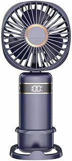 YUWUY Handheld Fan, Mini Portable USB Fan with 5 Speeds Rechargeable Personal Electric Fan, Battery Operated Hand Held Des Price In India