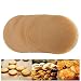 Unbleached Parchment Paper Cookie Baking Sheets,8 Inch Premium Brown Non-stick Parchment Paper Liners for Round Cake Pans Circle, 100 Count