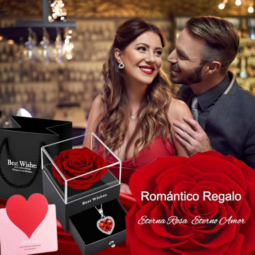 Miniatura 2 de Sweetime Rosa Eterna,Rosa Real Preservada, Eterna Hecha A Mano, Regalos Para Ella Románticos Regalo Para Mujer Para Día De San Valentín Aniversario Día De La Madre Bodas Cumpleaños Navidad