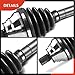 A-Premium CV Axle Shaft Assembly Compatible with Audi A3 06-13, A3 Quattro 07-13 & Volkswagen Jetta 06-18, Passat 06-08 10, CC 09-17, Eos 07-16, Golf 10-14, GTI 06-14, Front Left Driver Side