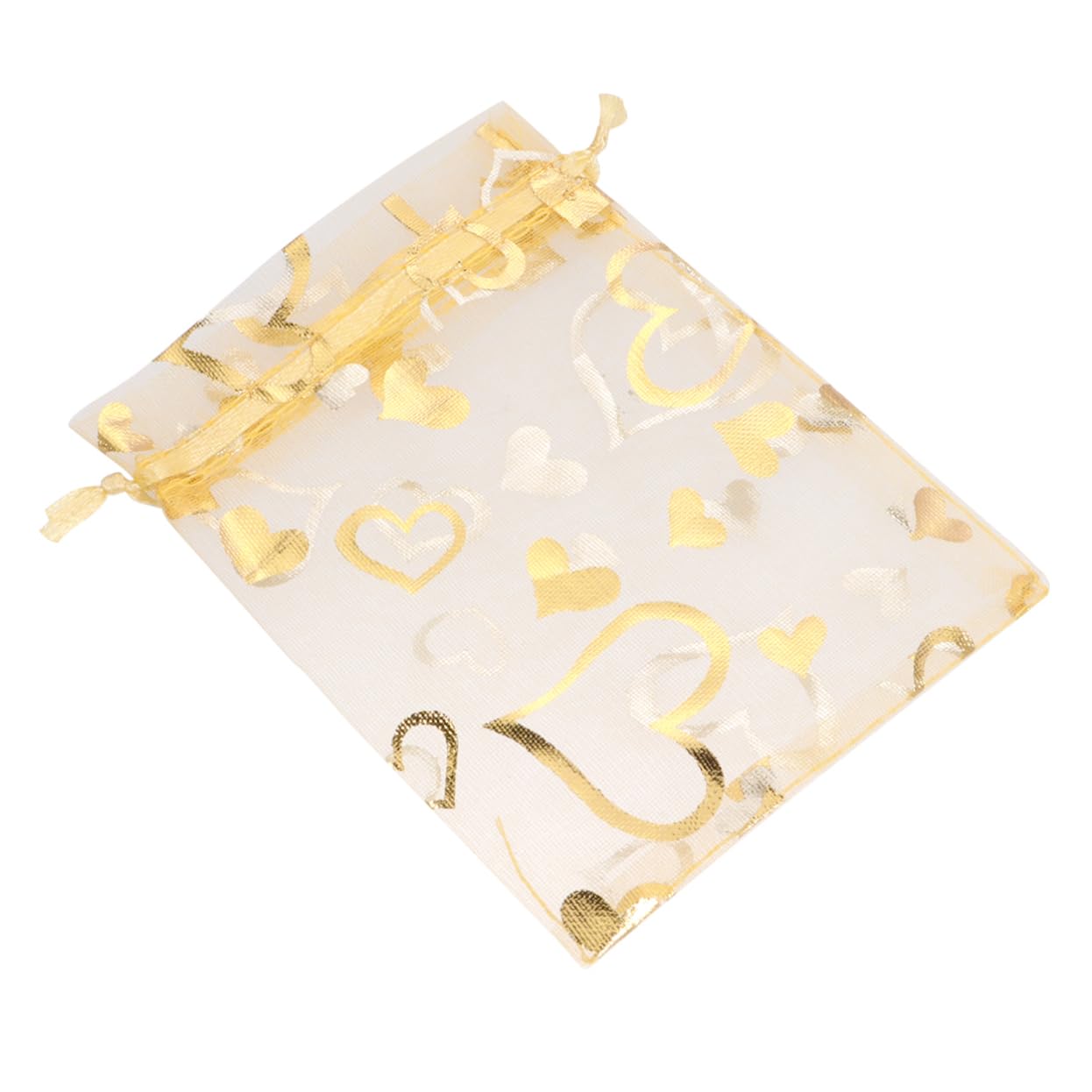 FOMIYES 3 Juegos De Bolsas De Malla Dorada Con Cordón Para Dulces De Fiesta Cumpleaños Bolsas Con Cordón Para Guardar Bocadillos 100 Unidades X 3