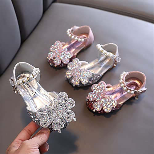 Fashion Spring and Summer Childrens Ballet Shoes Girls Dress Show Princess Shoes Pearl Rhinestone Girls Dress3