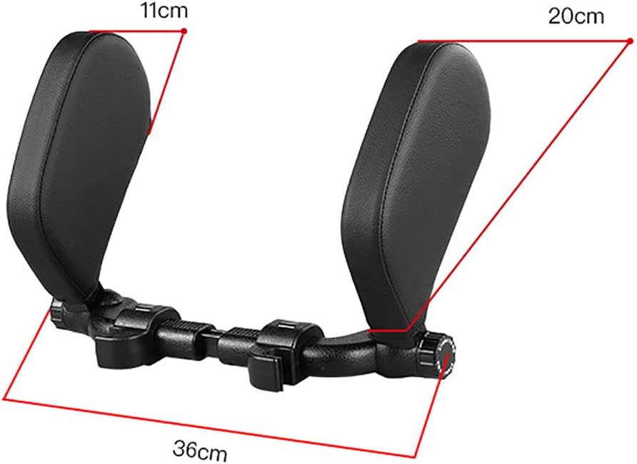 Car Seat Headrest Pillow,Car Neck Support Pillow, Travel Car Side Pillow,Adjustable Retractable No Odor Easy to Clean Suitable for Adults Kids Elders